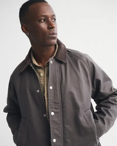 Abercrombie & Fitch Lightweight Barn Jacket In Green