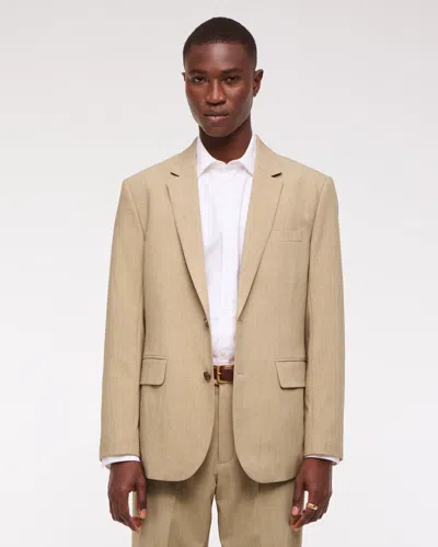 Abercrombie & Fitch The A&f Collins Classic Blazer In Brown