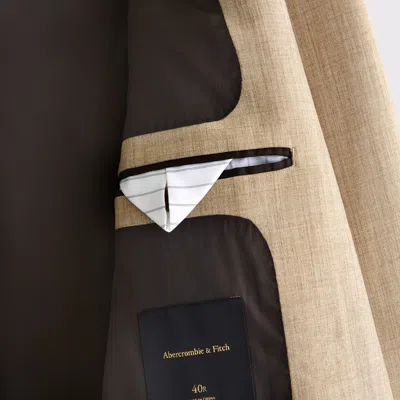 Abercrombie & Fitch The A&f Collins Classic Blazer In Brown