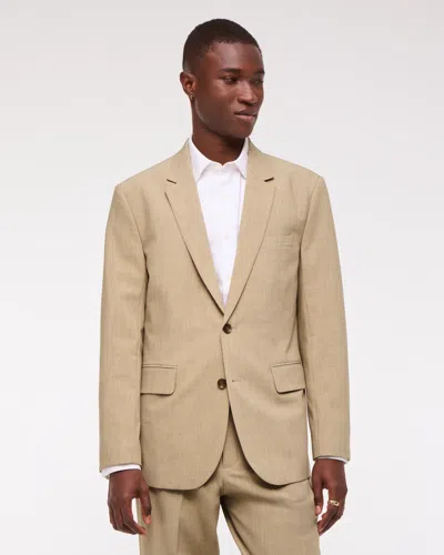 Abercrombie & Fitch The A&f Collins Classic Blazer In Brown