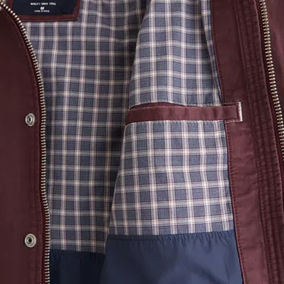 Abercrombie & Fitch Lightweight Barn Jacket In Burgundy