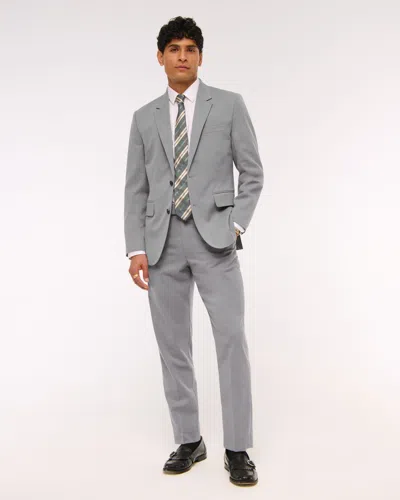 Abercrombie & Fitch The A&f Collins Slim Blazer In Gray