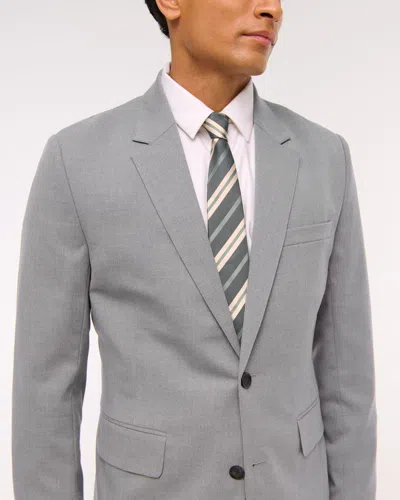Abercrombie & Fitch The A&f Collins Slim Blazer In Gray