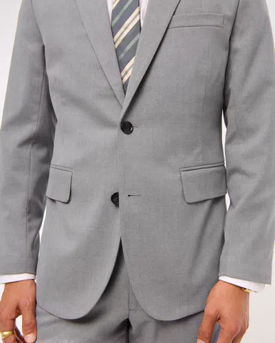 Abercrombie & Fitch The A&f Collins Slim Blazer In Gray
