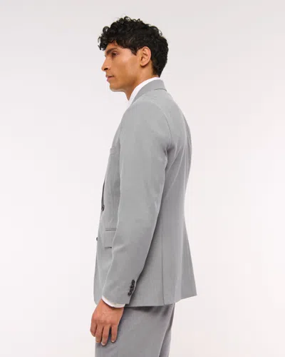 Abercrombie & Fitch The A&f Collins Slim Blazer In Gray
