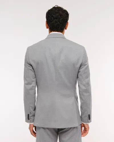 Abercrombie & Fitch The A&f Collins Slim Blazer In Gray