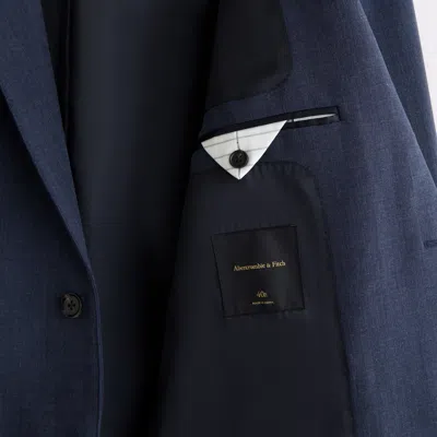 Abercrombie & Fitch The A&f Collins Classic Blazer In Blue