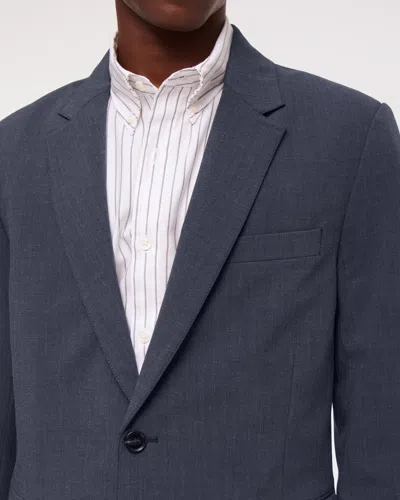 Abercrombie & Fitch The A&f Collins Classic Blazer In Blue