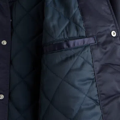 Abercrombie & Fitch Vol. 28 Danzy Satin Varsity Bomber In Purple