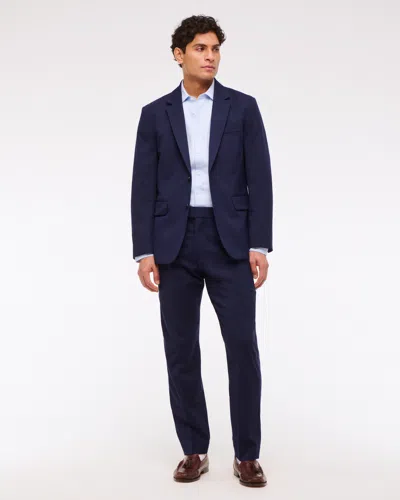 Abercrombie & Fitch The A&f Collins Classic Blazer In Blue