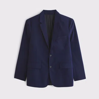 Abercrombie & Fitch The A&f Collins Classic Blazer In Blue
