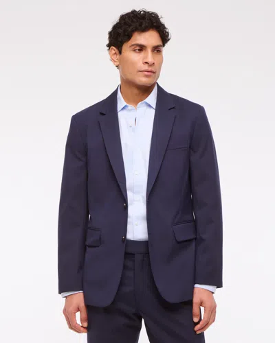 Abercrombie & Fitch The A&f Collins Classic Blazer In Blue
