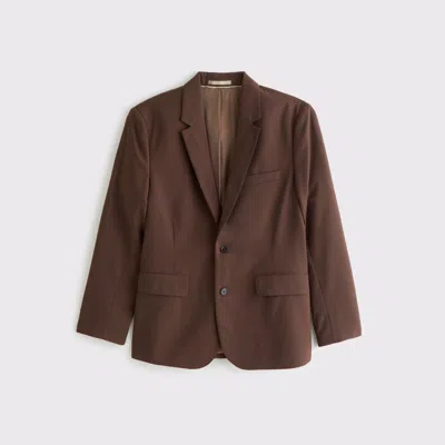 Abercrombie & Fitch The A&f Collins Slim Blazer In Brown