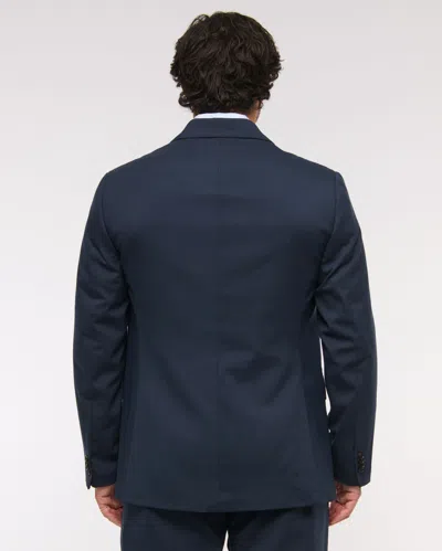 Abercrombie & Fitch The A&f Collins Athletic Fit Blazer In Blue