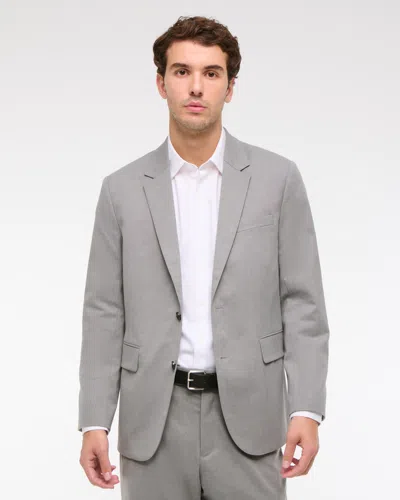 Abercrombie & Fitch The A&f Collins Classic Blazer In Gray