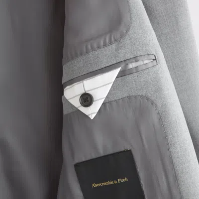 Abercrombie & Fitch The A&f Collins Classic Blazer In Gray