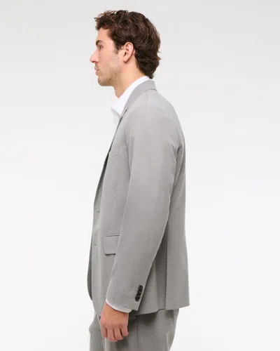 Abercrombie & Fitch The A&f Collins Classic Blazer In Gray