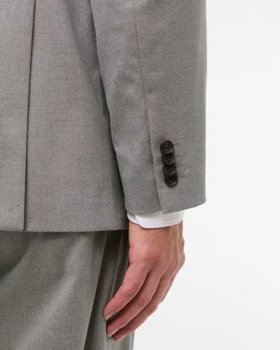 Abercrombie & Fitch The A&f Collins Classic Blazer In Gray