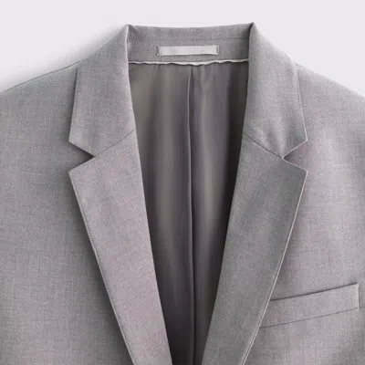 Abercrombie & Fitch The A&f Collins Athletic Fit Blazer In Gray