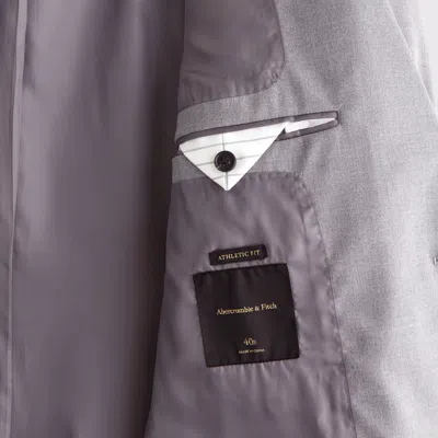 Abercrombie & Fitch The A&f Collins Athletic Fit Blazer In Gray
