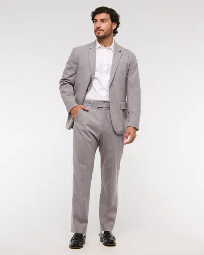 Abercrombie & Fitch The A&f Collins Athletic Fit Blazer In Gray