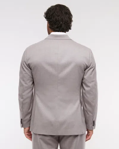 Abercrombie & Fitch The A&f Collins Athletic Fit Blazer In Gray
