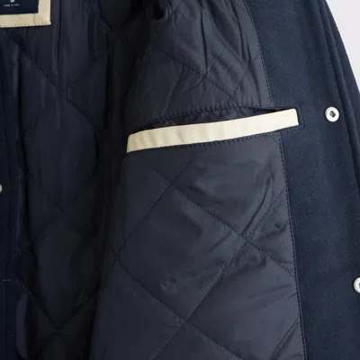 Abercrombie & Fitch Denver Broncos Varsity Bomber Jacket In Multi