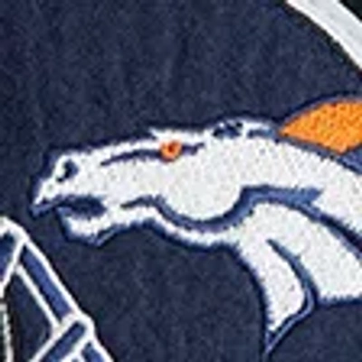 Abercrombie & Fitch Denver Broncos Varsity Bomber Jacket In Multi