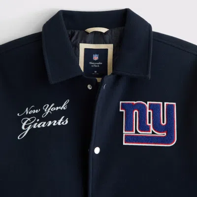 Abercrombie & Fitch New York Giants Varsity Bomber Jacket In Multi