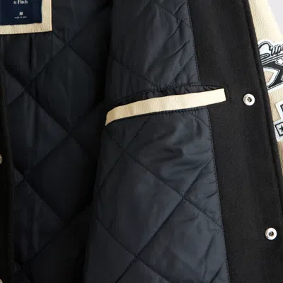 Abercrombie & Fitch Pittsburgh Steelers Varsity Bomber Jacket