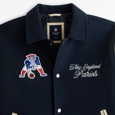 Abercrombie & Fitch New England Patriots Varsity Bomber Jacket