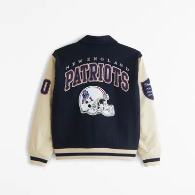 Abercrombie & Fitch New England Patriots Varsity Bomber Jacket