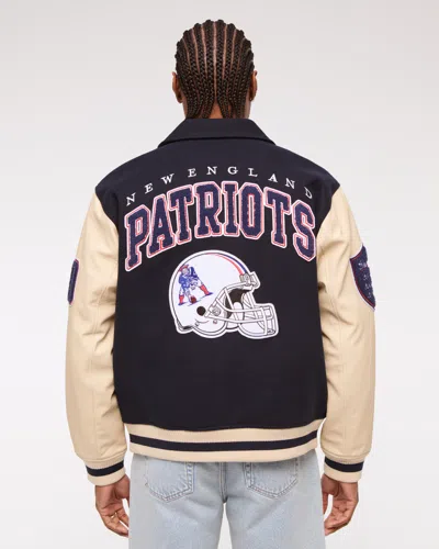 Abercrombie & Fitch New England Patriots Varsity Bomber Jacket