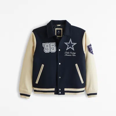 Abercrombie & Fitch Dallas Cowboys Varsity Bomber Jacket