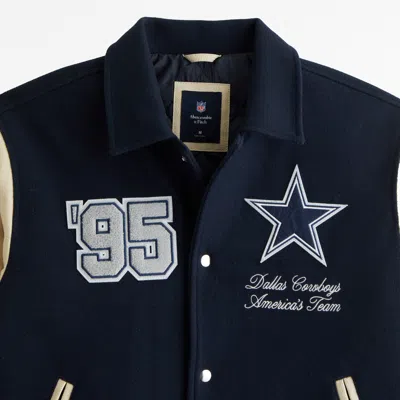 Abercrombie & Fitch Dallas Cowboys Varsity Bomber Jacket