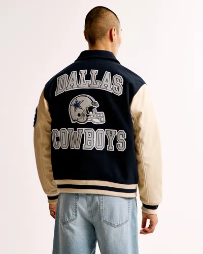 Abercrombie & Fitch Dallas Cowboys Varsity Bomber Jacket