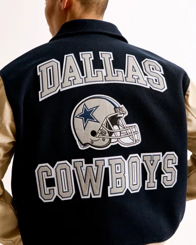 Abercrombie & Fitch Dallas Cowboys Varsity Bomber Jacket