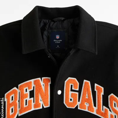 Abercrombie & Fitch Cincinnati Bengals Varsity Bomber Jacket