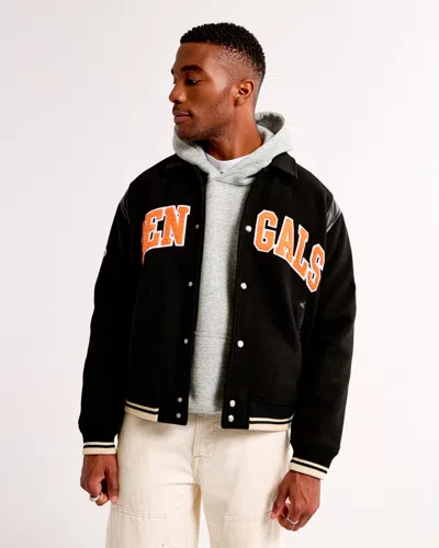 Abercrombie & Fitch Cincinnati Bengals Varsity Bomber Jacket