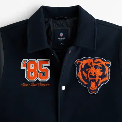 Abercrombie & Fitch Chicago Bears Varsity Bomber Jacket