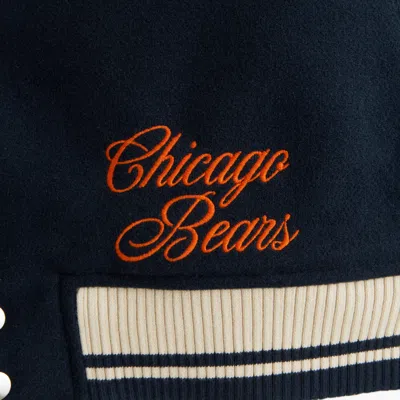 Abercrombie & Fitch Chicago Bears Varsity Bomber Jacket