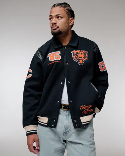 Abercrombie & Fitch Chicago Bears Varsity Bomber Jacket