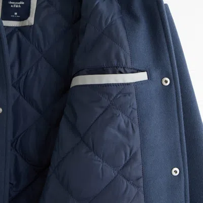 Abercrombie & Fitch Detroit Lions Varsity Bomber Jacket