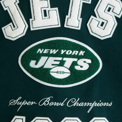 Abercrombie & Fitch New York Jets Varsity Bomber Jacket