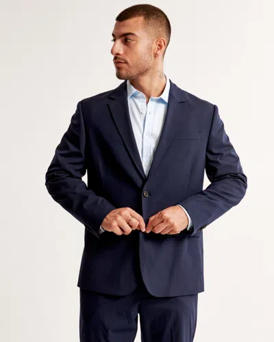 Abercrombie & Fitch The A&f Collins Classic Blazer In Blue