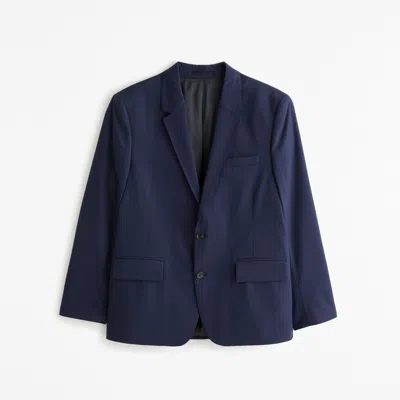 Abercrombie & Fitch The A&f Collins Classic Blazer In Blue