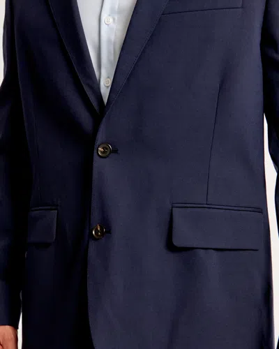 Abercrombie & Fitch The A&f Collins Classic Blazer In Blue