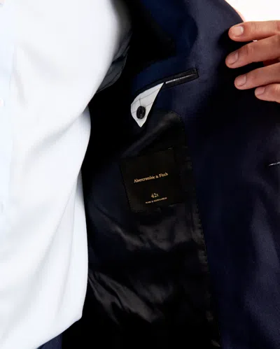 Abercrombie & Fitch The A&f Collins Classic Blazer In Blue