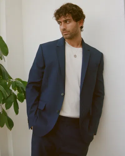 Abercrombie & Fitch The A&f Collins Classic Blazer In Blue