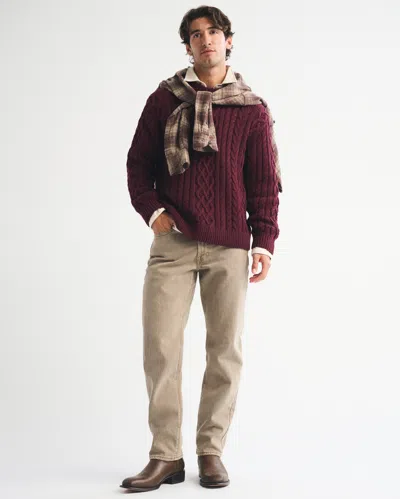 Abercrombie & Fitch 90s Straight Jean In Neutral